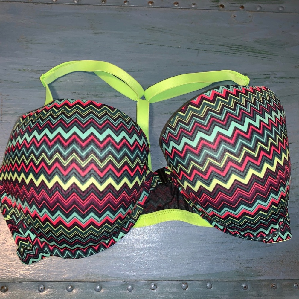 Victoria’s Secret Racerback Chevron Push-up Bra